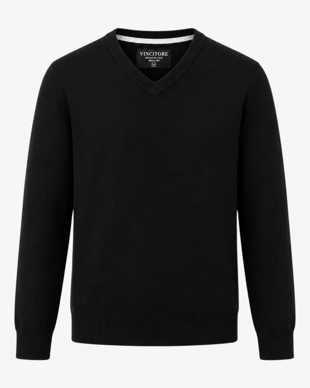 Suéter Classic Gola V na cor preto